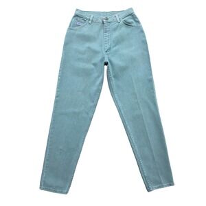 Vintage Wrangler Jeans Women's 27x30.5 Sage Green High Waisted‎ Tapered 90s USA